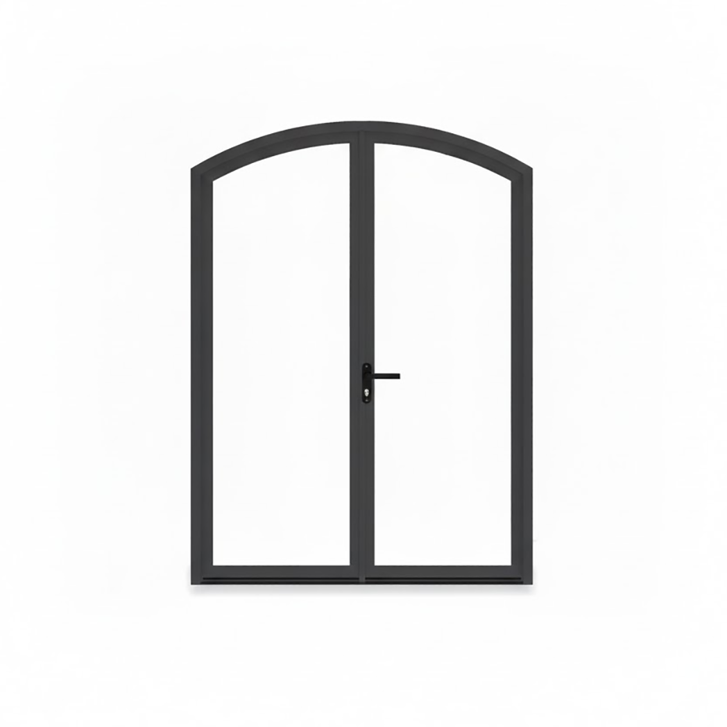 Thermal Break Aluminum Double Door- Arch Top