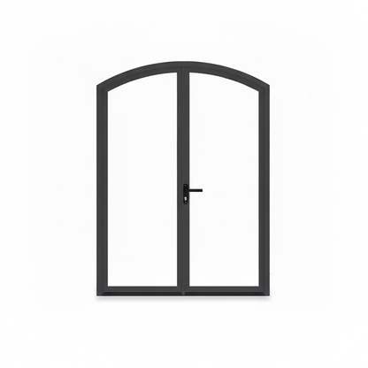 Thermal Break Aluminum Double Door- Arch Top