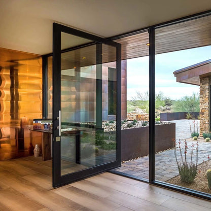 Exterior Pivot Door – 0-Lite