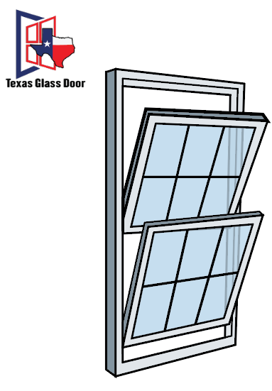 Metal Double Hung Window