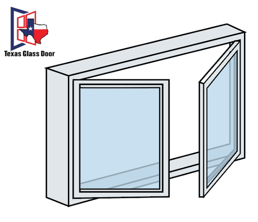 Metal Double Casement Window