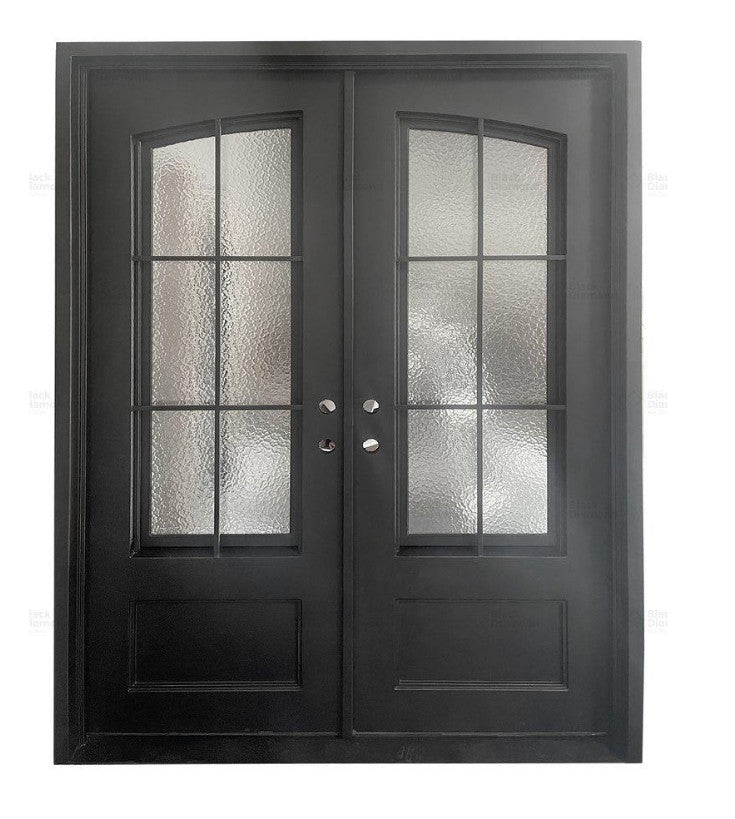 Double French Iron Doors 7- Contact us to customize any size or design