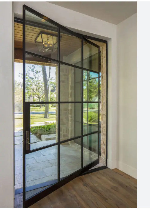 Pivot Door 27- Single Entry Pivot Door 61" X 81", 61" x 96", 72" X 81", 72" x 96" customize any size