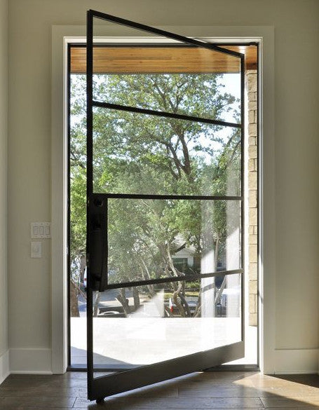 Pivot Door 27- Single Entry Pivot Door 61" X 81", 61" x 96", 72" X 81", 72" x 96" customize any size