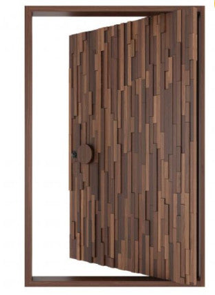 Pivot Door 6- Single Entry Wooden Pivot Door Right Hand Inswing 61" X 81", 61" x 96", 72" X 81", 72" x 96" customize any size