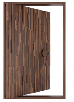 Pivot Door 5- Single Entry Wooden Pivot Door Left Hand Inswing 61" X 81", 61" x 96", 72" X 81", 72" x 96" customize any size