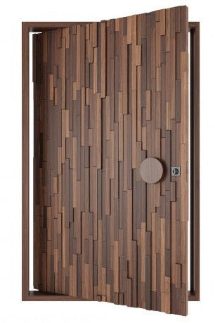 Pivot Door 6- Single Entry Wooden Pivot Door Right Hand Inswing 61" X 81", 61" x 96", 72" X 81", 72" x 96" customize any size