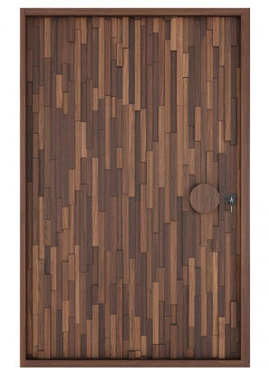 Pivot Door 5- Single Entry Wooden Pivot Door Left Hand Inswing 61" X 81", 61" x 96", 72" X 81", 72" x 96" customize any size