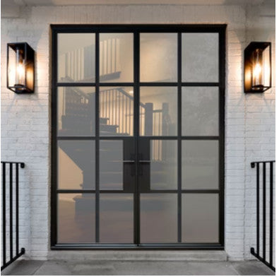 Double French Iron Doors 18- Contact us to customize any size or design