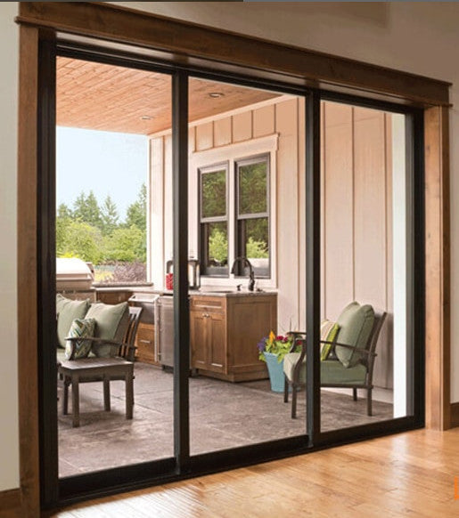 Exterior 3 Panel Sliding Door