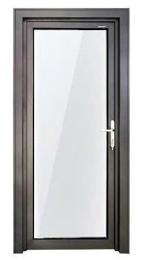 Aluminum Single French Door- 6 Line- Square Top